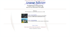 Desktop Screenshot of languagereflections.com